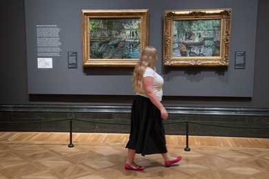 Exclusive Preview of National Gallery's Auumn Exhibition 'Renoir & Love' at National Gallery, London, UK