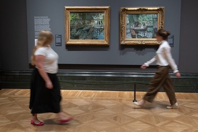 Exclusive Preview of National Gallery's Auumn Exhibition 'Renoir & Love' at National Gallery, London, UK