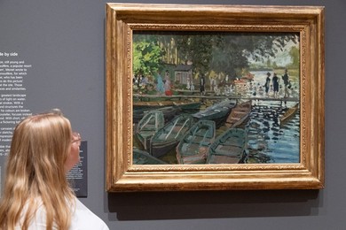 Exclusive Preview of National Gallery's Auumn Exhibition 'Renoir & Love' at National Gallery, London, UK