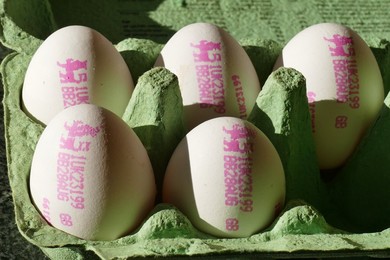 British Lion stamped eggs feature a red lion quality mark this guarantees the eggs are from British hens vaccinated against salmonella