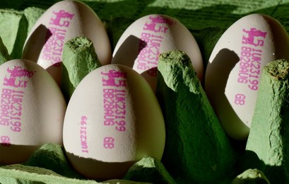 British Lion stamped eggs feature a red lion quality mark this guarantees the eggs are from British hens vaccinated against salmonella