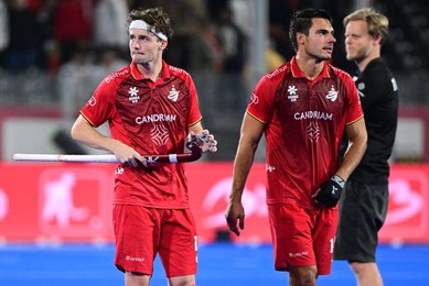 BELGIUM HOCKEY WORLDS MEN LIONS VS SPAIN