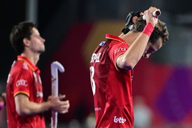 BELGIUM HOCKEY WORLDS MEN LIONS VS SPAIN