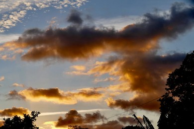 Dramatic dusk skies