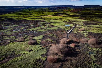 DISASTER FIRE HAUTES FAGNES START RECONSTRUCTION