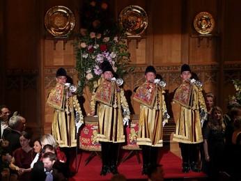 Oman's Sultan Haitham bin Tariq attends Guildhall State Banquet in London