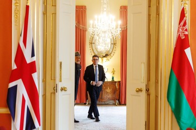 Prime Minister Andy Burnham meets Sultan of Oman