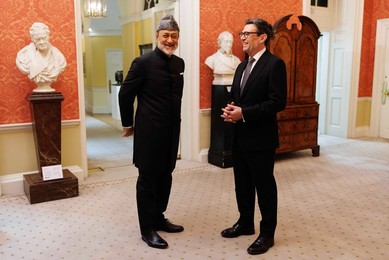 Prime Minister Andy Burnham meets Sultan of Oman