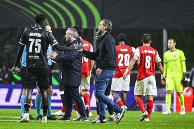 SOCCER CONF SC BRAGA VS KAA GENT