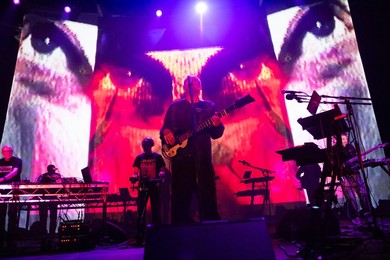 Cabaret Voltaire Perform at The Roundhouse, London, UK