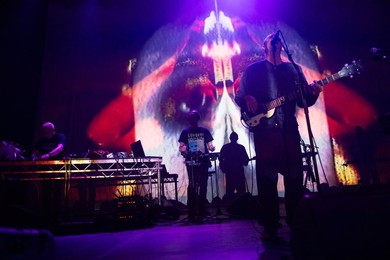 Cabaret Voltaire Perform at The Roundhouse, London, UK