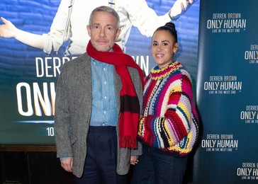 Martin Freeman and Rachel Benaissa