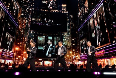 Westlife performs at Co-Op Live