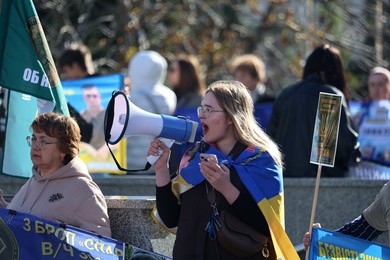 "Don’t Stay Silent! Captivity Kills!" rally in Kharkiv