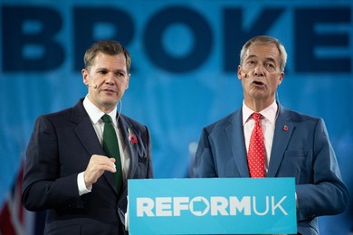 Reform UK Economic Rescue Plan Press Conference at The Lindley Hall, London, UK - 26 October, 2026
