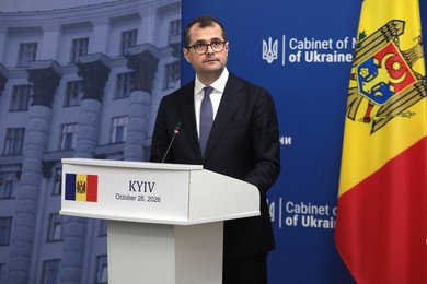 Joint news conference of Ukrainian and Moldovan PMs in Kyiv
