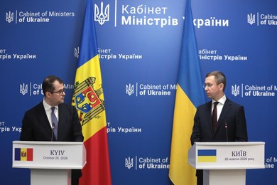 Joint news conference of Ukrainian and Moldovan PMs in Kyiv