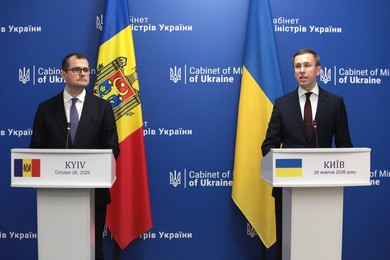 Joint news conference of Ukrainian and Moldovan PMs in Kyiv